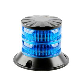 Blaues LED-Rundumblinklicht, zweistufig, Klasse 2, 3-Punkt-Befestigung
